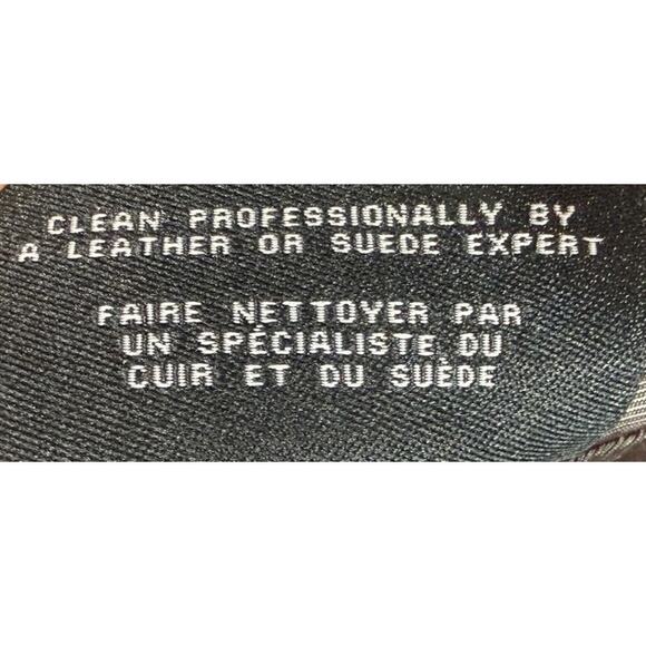 Cole Haan Lambskin Leather Moto Jacket Brown Gold Hardware Small - Picture 8 of 13